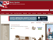 Tablet Screenshot of musicspotter.org